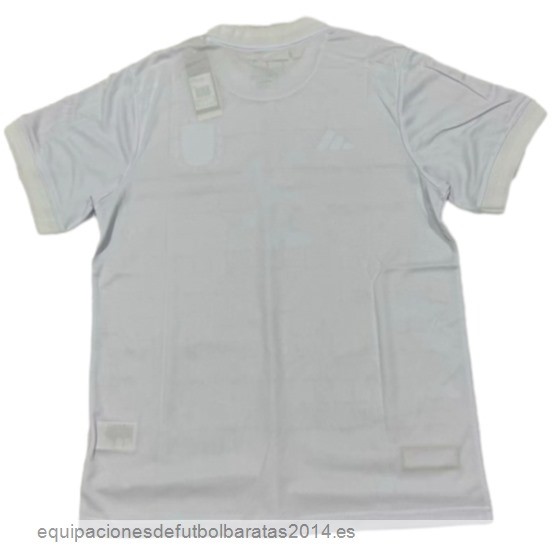 Nuevo Tailandia Especial Camiseta Italia 2024 Blanco Amarillo Baratas